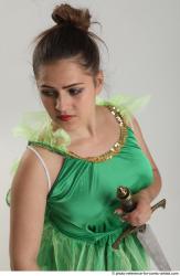 KATERINA KNNELING POSE WITH SWORD